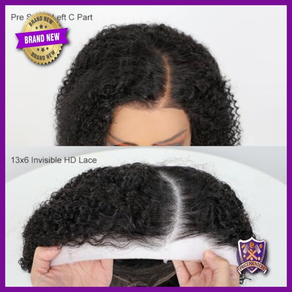 13x6 HD Lace Front Wig 16 Inch Human Hair Glueless Pre Plucked main image 4